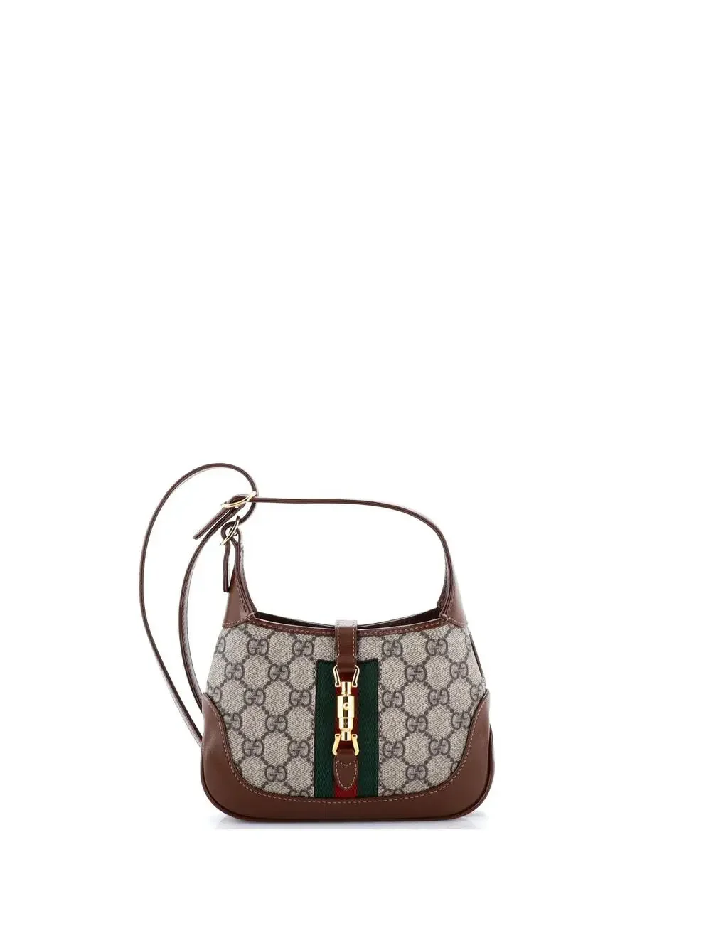 Gucci Jackie Hobo Gg Coated Canvas Mini #200831G20B